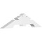 Ekena Millwork Vanguard Architectural Grade PVC Gable Bracket, 48"W x 12"H x 4"D x 4"F, 6/12 Pitch GBP048X12X0404VAN00 - alternate 1